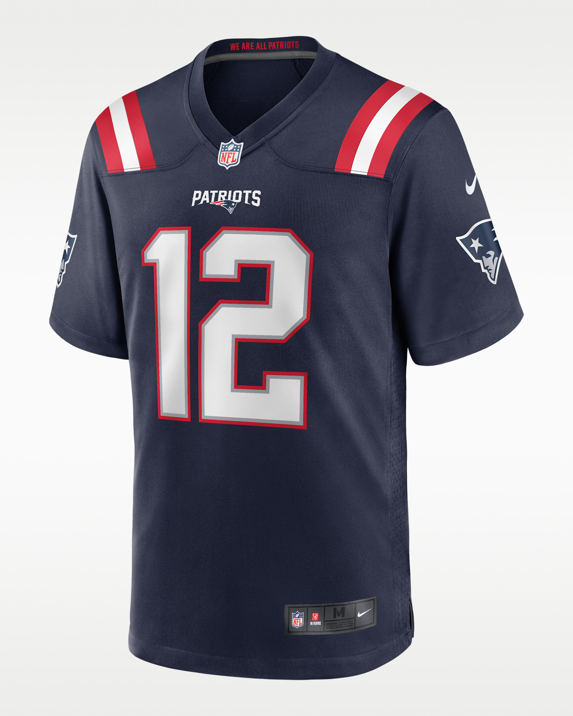 Tom Brady New England Patriots Retired Men's Nike NFL Game Jersey